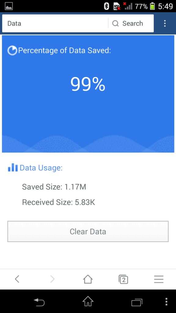 data saving