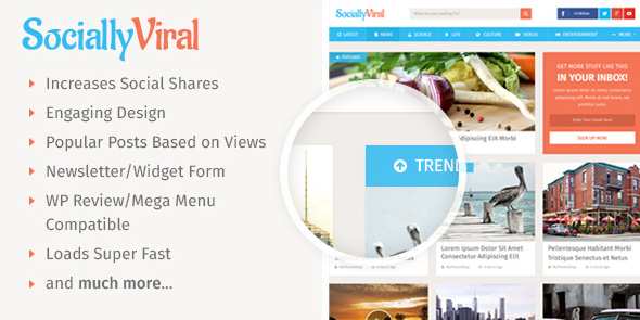 SociallyViral MyThemeShop WordPress Theme